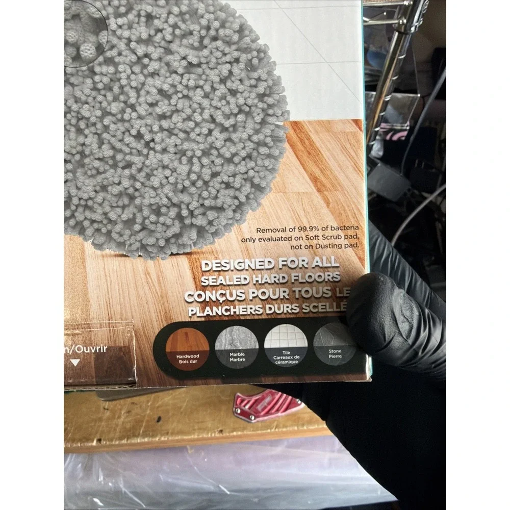 Shark Steam and Scrub Pads Dirt Washable Pads - Gray, 4 Count (XKITP7000D)